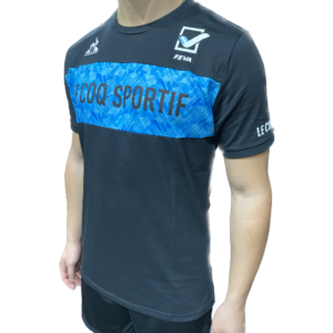Remera algodón Le Coq Sportif Voley Negro Unisex