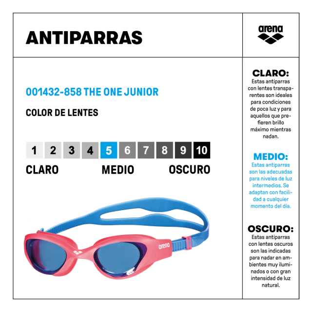 ANTIPARRAS ARENA THE ONE JUNIOR ROSA - Imagen 3