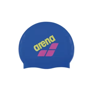 GORRO SILICONA ARENA BIG LOGO AZUL