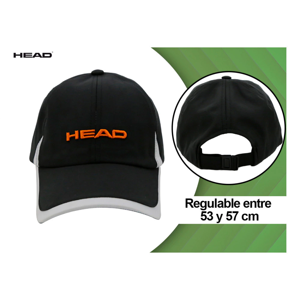 Gorra Head 14171 Negro - Imagen 2