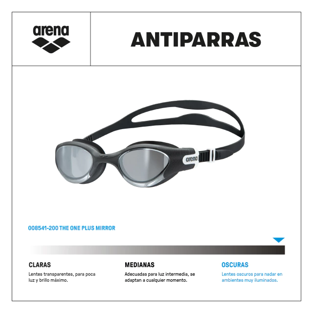 ANTIPARRAS ARENA THE ONE PLUS MIRROR NEGRO - Imagen 8