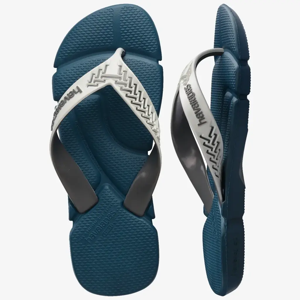 Ojotas Havaianas Power 2.0 Azul Blanco - Imagen 2