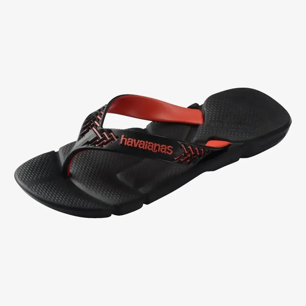 Ojotas Havaianas Power 2.0 Negro Rojo - Imagen 4