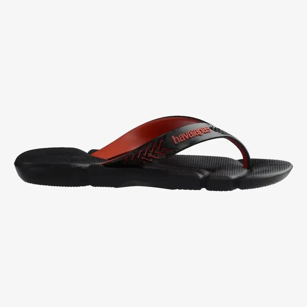 Ojotas Havaianas Power 2.0 Negro Rojo - Imagen 5