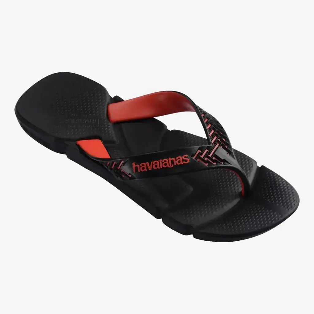 Ojotas Havaianas Power 2.0 Negro Rojo - Imagen 3