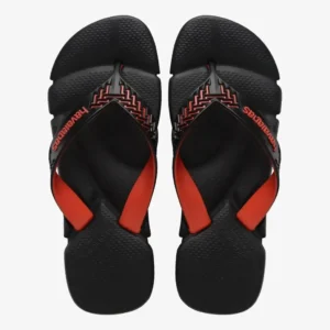Ojotas Havaianas Power 2.0 Negro Rojo