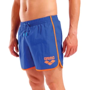 SHORT DE BAÑO ARENA BIG LOGO AZUL