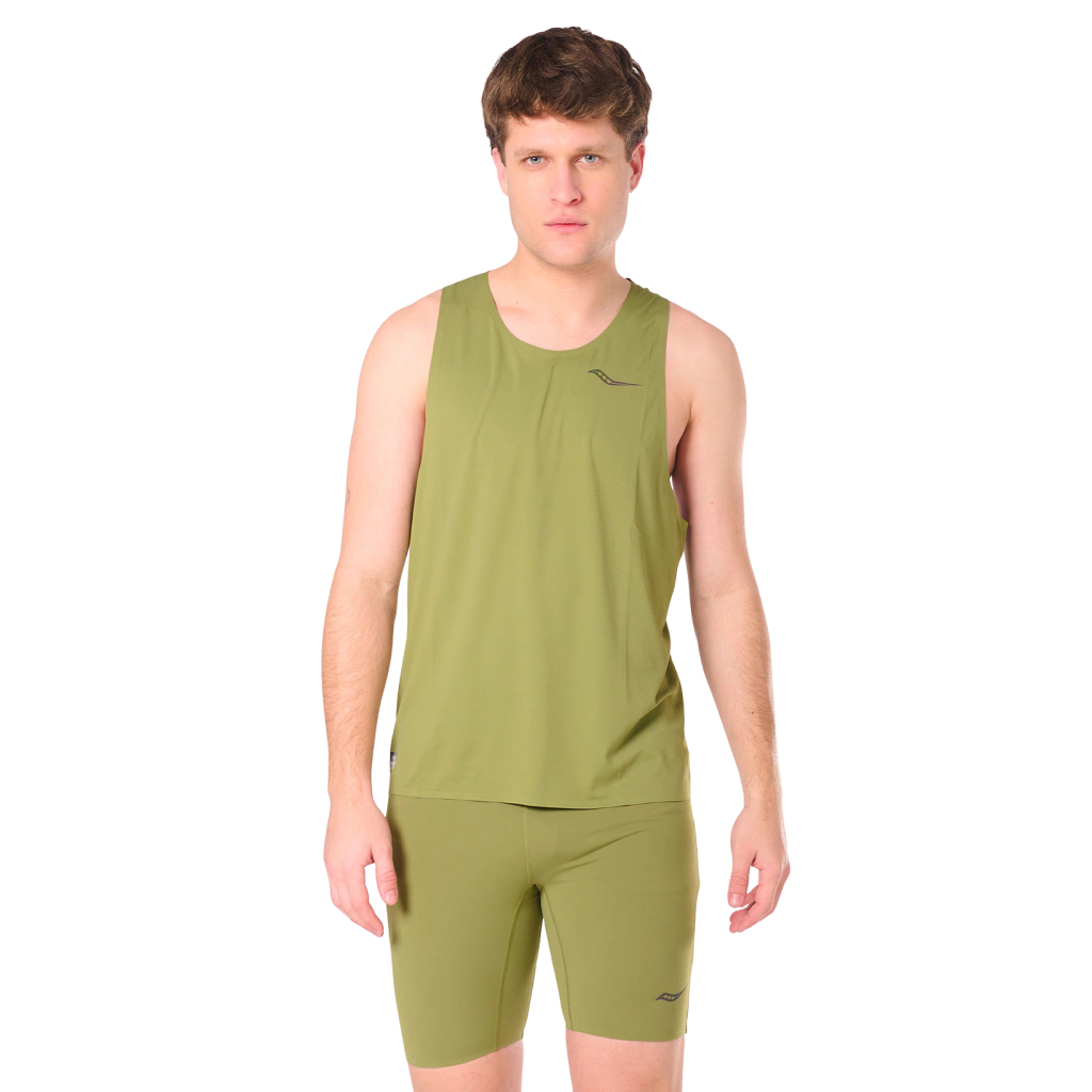Musculosa Saucony Endorphin Oliva